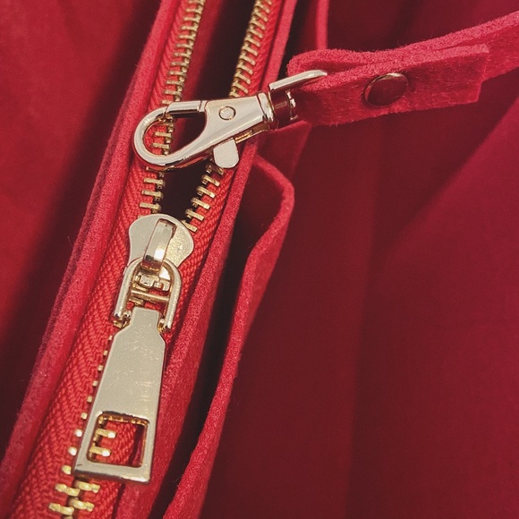 FELT insert red ORGANIZER for tote Neverfull MM - Picture 3 of 4